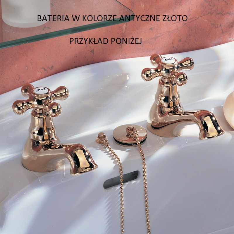 Axces by Vado Victoriana bateria wannowa wolnostojąca z zestawem prysznicowym chrom AX-VIC-133/CD+K-CP