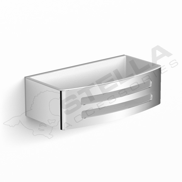 Stella koszyk z wkładem / mocowanie Lift&amp;amp;amp;amp;Clean™ stal polerowana 16037