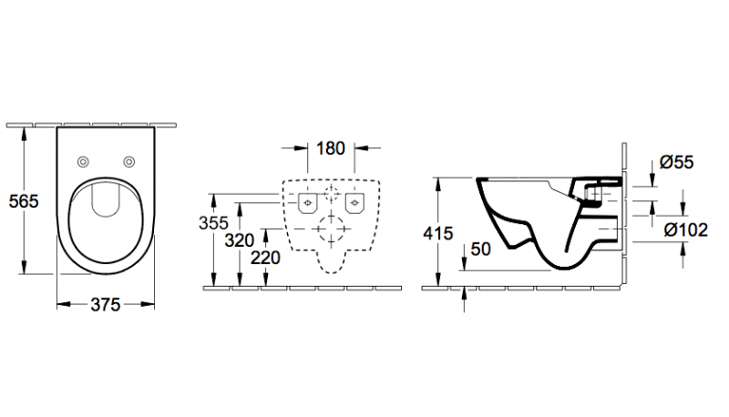 Villeroy&Boch Subway 2.0 DirectFlush muszla wisząca + deska wolnoopadająca slim 5614R001 + 9M78S101