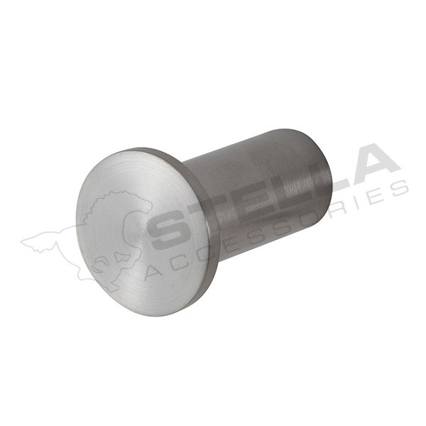 Stella Akcesoria haczyk pojedyńczy stal szczotkowana 18.041-SB