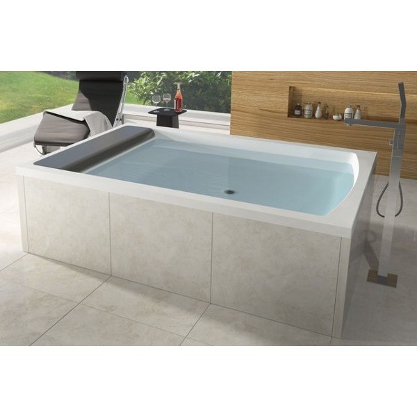 Riho Savona wanna prostokątna z zagłówkiem 190x130 BB79