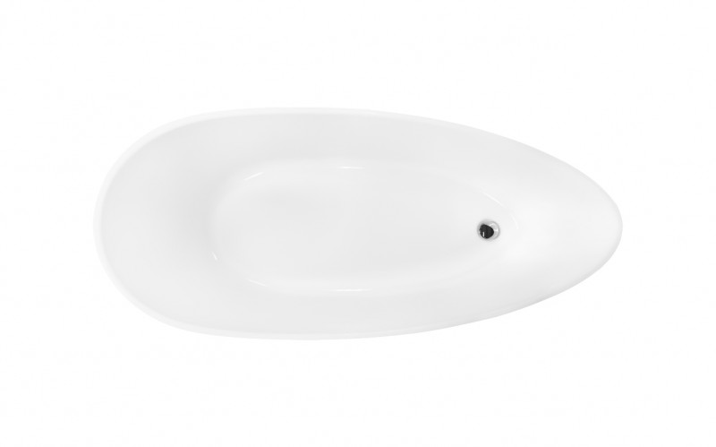 Besco Goya wanna wolnostojąca 160x70 cm Mineral DuraBe biały