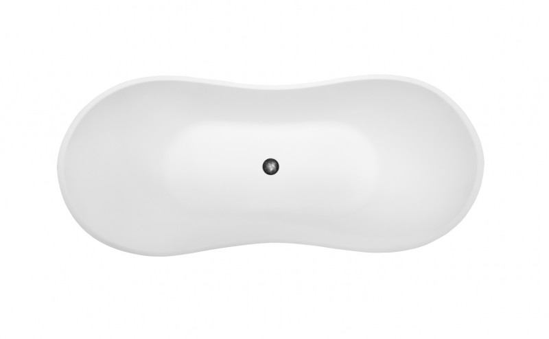 Besco Viya wanna wolnostojąca 160x70 lany marmur biały VIYA 160