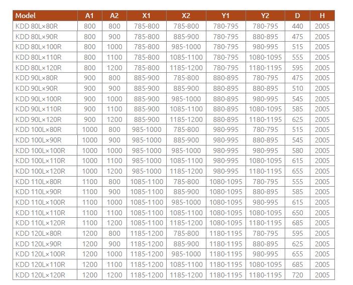 Radaway Idea KDD kabina kwadratowa 80x80 drzwi przesuwne chrom przeźroczyste Easy Clean 387061-01-01L + 387061-01-01R