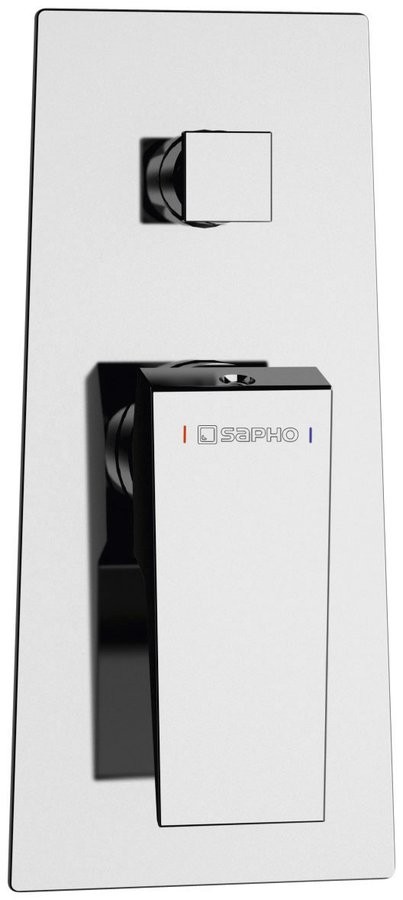 Sapho Morada bateria wannowo-prysznicowa podtynkowa 2-drożna chrom MR42