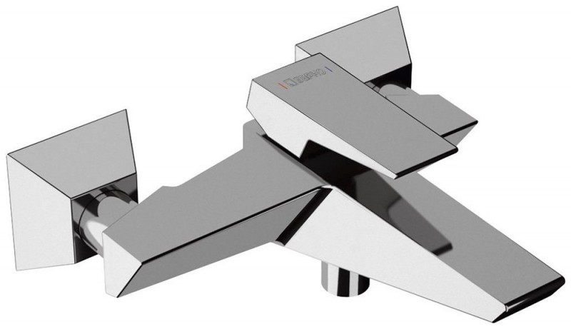 Sapho Morada bateria wannowa ścienna chrom MR10