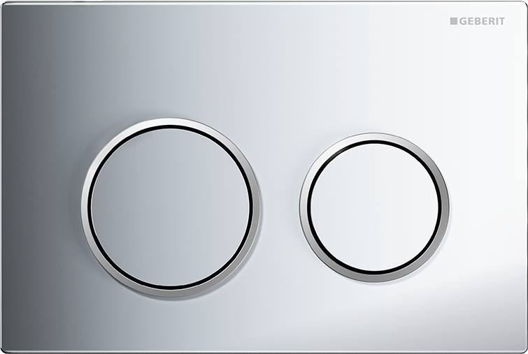 Geberit Omega 20 przycisk do stelaża chrom błyszczący / matowy / błyszczący 115.085.KH.1