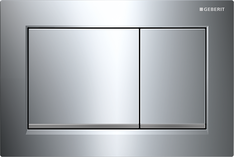 Geberit Omega 30 przycisk do stelaża chrom błyszczący / matowy / błyszczący 115.080.KH.1