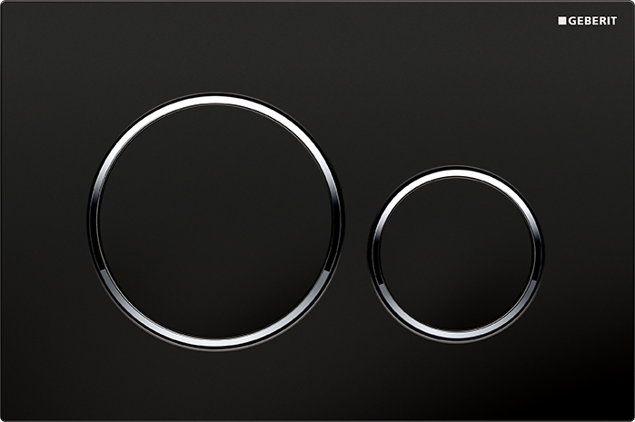 Geberit Sigma 20 przycisk do stelaża czarny/chrom błyszczący/czarny 115.882.KM.1