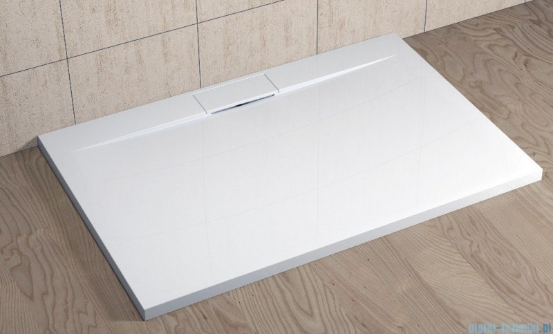Radaway Giaros D brodzik prostokątny płaski 140x90 biały konglomerat MKGD1490-03