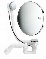 Viega Simplex syfon wannowy długi 725mm pokrętło chrom połysk 726959