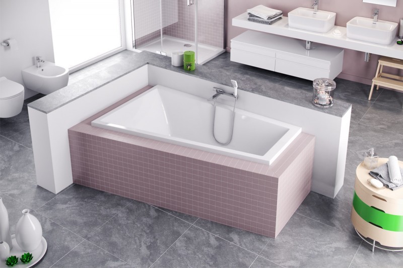 Excellent M-Sfera Slim wanna akrylowa narożna biała 160x95 lewa WAEX.MSL16WHS