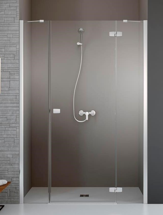 Radaway Fuenta New DWJS drzwi wnękowe otwierane 130cm prawe chrom przeźroczyste Easy Clean 384032-01-01R