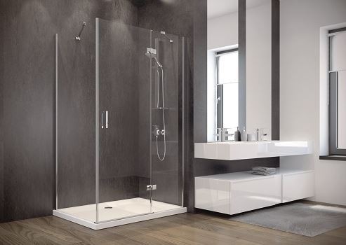 BESCO Viva 195 Kabina prostokątna 120x90 lewa drzwi otwierane przeźroczyste