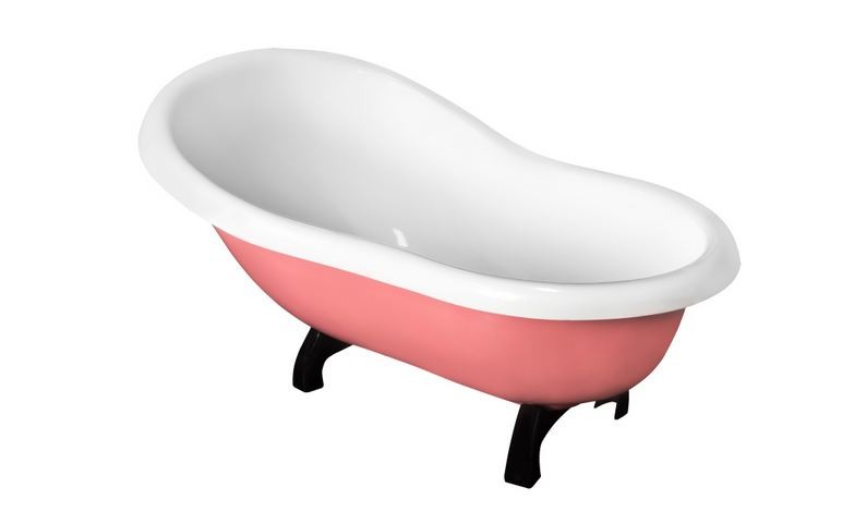 BESCO Otylia Baby mini wanna wanienka dla dziecka wolnostojąca 85x47 biały