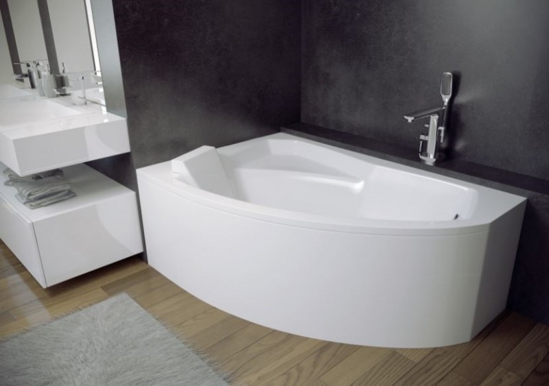 PMD Piramida Rima wanna asymetryczna lewa 130x85 biały