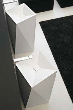 Artceram Sharp umywalka wolnostojąca 50x50 cm bała livingtec OSL008