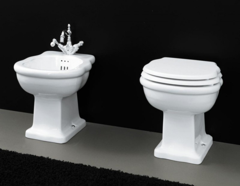 Artceram Hermitage bidet stojący retro biała HEB002