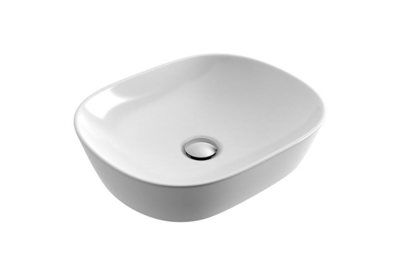 Actima Jima umywalka nablatowa owalna 46x37 biały CEAC.2001.465.WH