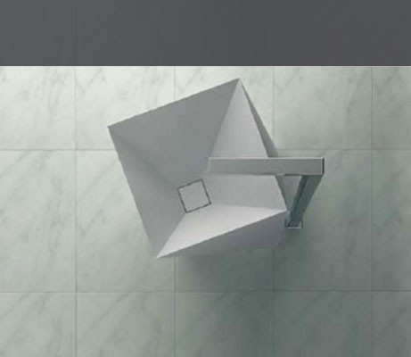 Artceram Sharp umywalka wolnostojąca 50x50 cm bała livingtec OSL008