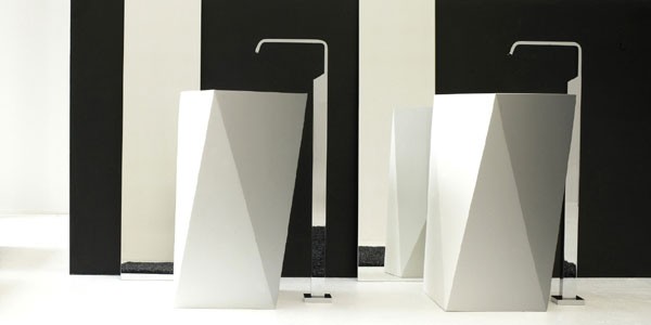 Artceram Sharp umywalka wolnostojąca 50x50 cm bała livingtec OSL008