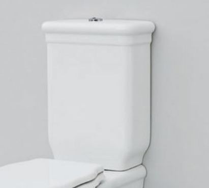 Artceram Hermitage spłuczka do kompaktu retro biała HEC009