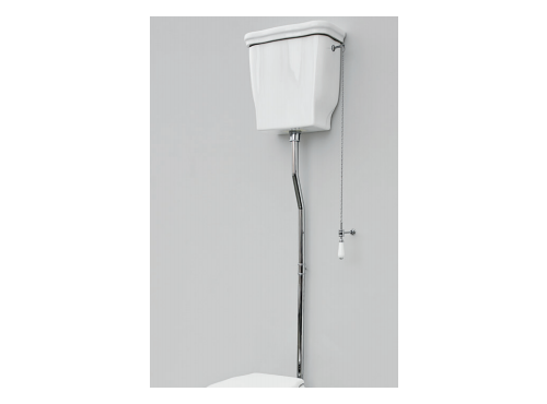 Artceram Hermitage mechanizm i rura do spłuczki typu górnopłuk retro bronzo brąz HEA00672