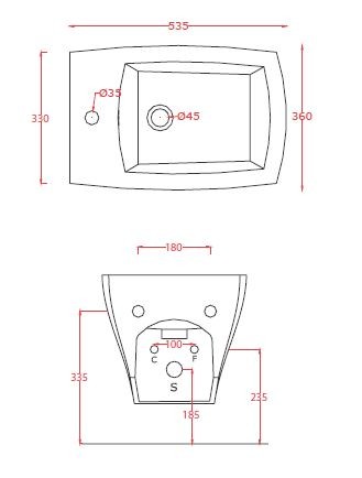 Artceram Jazz bidet wiszący biały JZB001