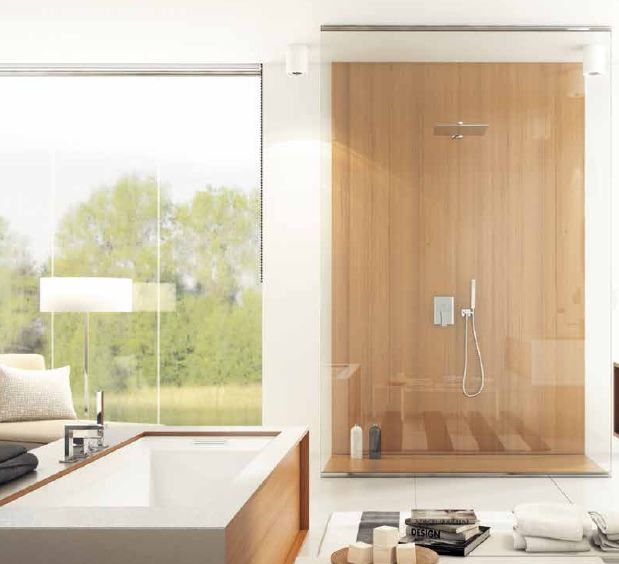 Kohlman Excellent zestaw podtynkowy z deszczownicą kwadratową 25x25 cm i słuchawką chrom QW210HQ25