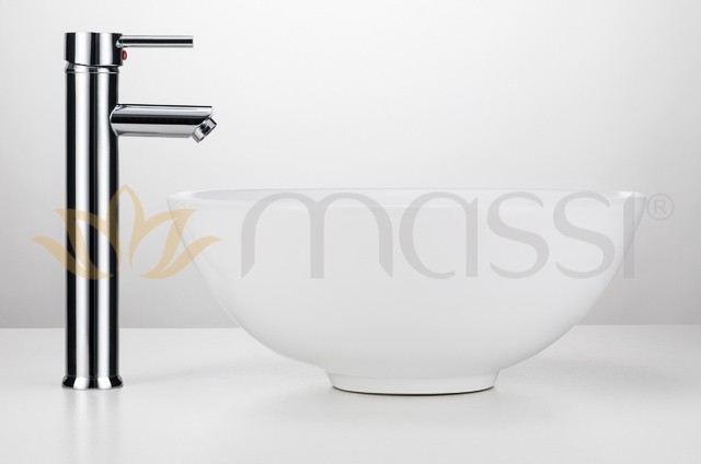 Massi Malo umywalka stawiana na blat okrągła 41,5 cm MSU-5053B