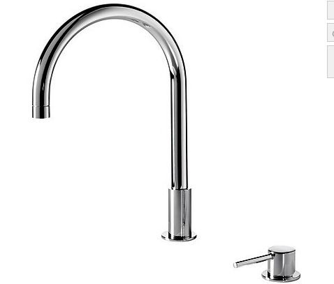 Tres Study Exclusive bateria umywalkowa dwuotworowa bez korka chrom 261.105.01