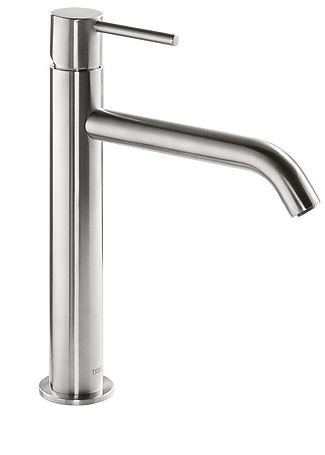 Tres Study Exclusive bateria umywalkowa średnio wysoka stal nierdzewna  262.307.01.AC