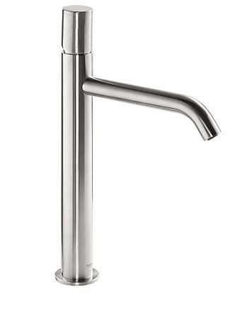 Tres Study Exclusive bateria umywalkowa wysoka stal nierdzewna  261.308.01.AC