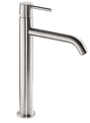 Tres Study Exclusive bateria umywalkowa wysoka stal nierdzewna 262.308.01.AC