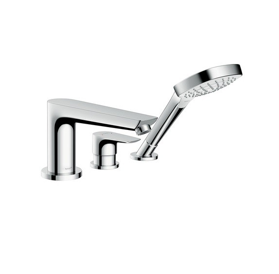 Hansgrohe Talis E bateria wannowa 3-otworowa el. zewn. chrom 71730000