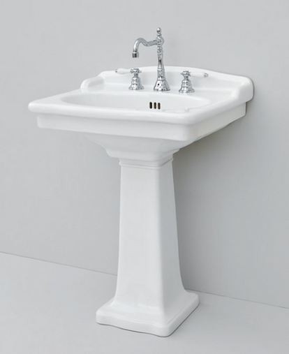 Artceram Hermitage postument do umywalki retro biała HEC002