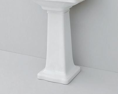 Artceram Hermitage postument do umywalki retro biała HEC002