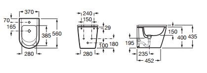 Roca Inspira Round bidet stojący A357527000