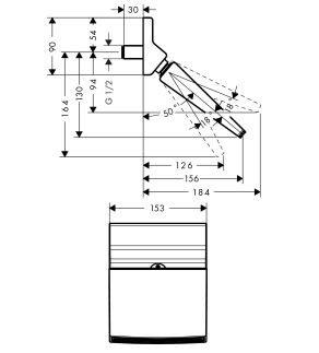 Hansgrohe Raindance Rainfall 150 głowica prysznicowa chrom 26442000