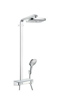 Hansgrohe Raindance Select E 300 2jet komplet prysznicowy z termostatem i deszczownicą chrom 27126000