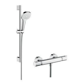 Hansgrohe Zestaw Croma Select E Vario/Ecostat Combi 0,65m biały/chrom 27081400