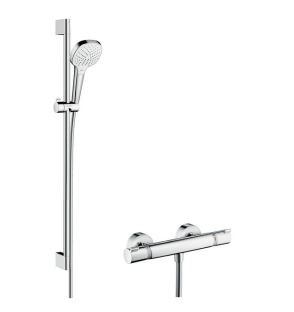 Hansgrohe Zestaw Croma Select E Vario/Ecostat Combi biały/chrom 27082400