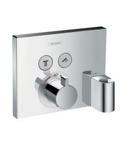 Hansgrohe ShowerSelect bateria prysznicowa podtynkowa termostatyczna z Fixit i Porter chrom 15765000