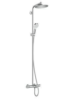 Hansgrohe Crometta S 240 komplet prysznicowy z termostatem do wanny i deszczownicą chrom 27320000
