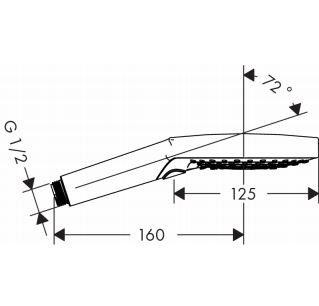 Hansgrohe Raindance Select słuchawka prysznicowa 120 AIR 3jet chrom 26530000