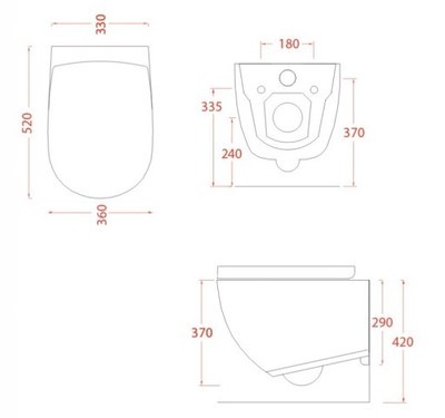 Artceram File Senza Brida muszla wisząca + deska wolnoopadająca biały FLV004 + FLA002
