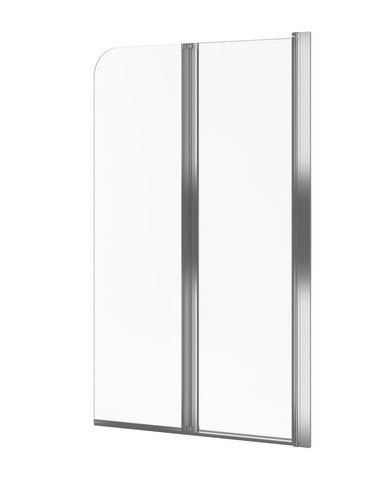 Excellent Axel Fliper parawan nawannowy prawy 80 cm przeźroczysty chrom KAAX.1309.800.PR