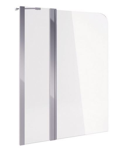 Actima 900 parawan nawannowy uniwersalny dwuczęściowy 100 cm przeźroczysty chrom KAAC.1609.1000.LP
