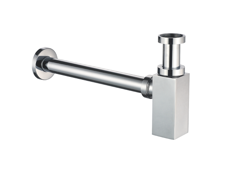 Vedo syfon umywalkowy dekoracyjny kwadratowy chrom połysk VSY1020