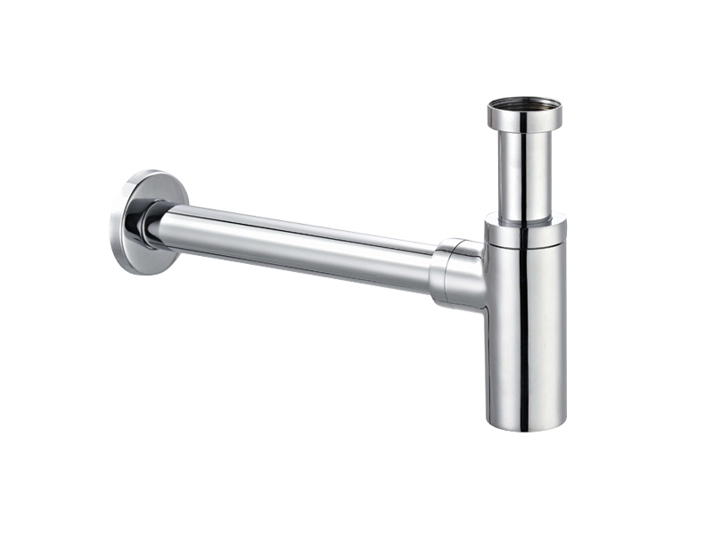 Vedo syfon umywalkowy dekoracyjny okrągły chrom połysk VSY1010